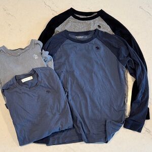 4 Abercrombie Boys Long Sleeve Shirts